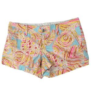 Lilly Pulitzer the Walsh short, women's size 4, cotton shorts, feminine colorful